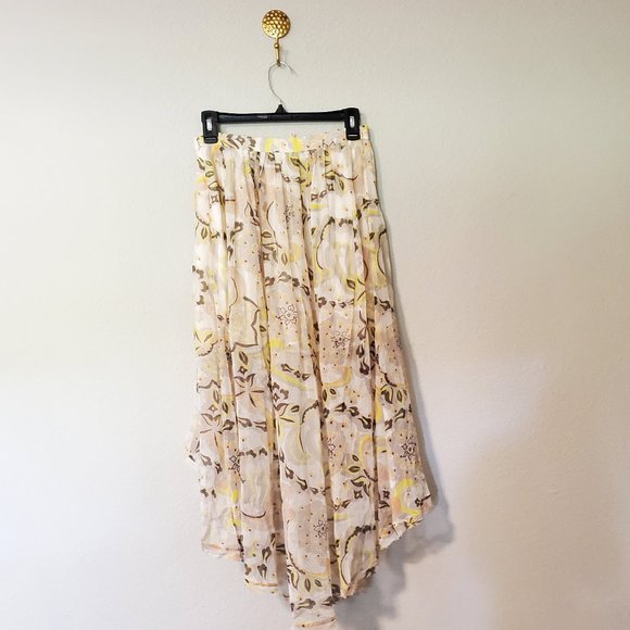 NWOT Free People Falling Skies Maxi Duster Skirt - Picture 7 of 9